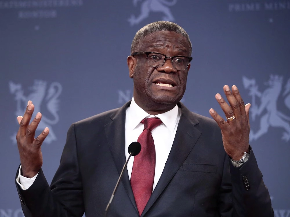 Prix Nobel de la Paix en 2018, le Docteur Denis Mukwege